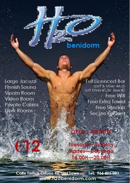 H2O Sauna — sauna gay à Benidorm, Espagne